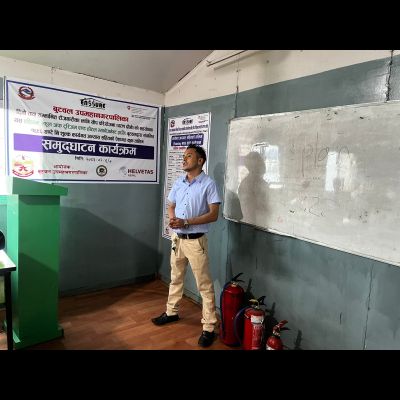 फायर फाइटिङ तथा फायर इभ्याकुएसन सम्बन्धी व्यावहारिक प्रदर्शन